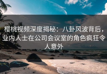 樱桃视频深度揭秘：八卦风波背后，业内人士在公司会议室的角色疯狂令人意外