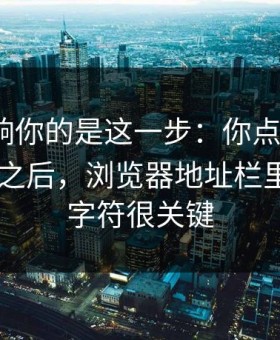 真正影响你的是这一步：你点开heiliaowang之后，浏览器地址栏里的这串字符很关键